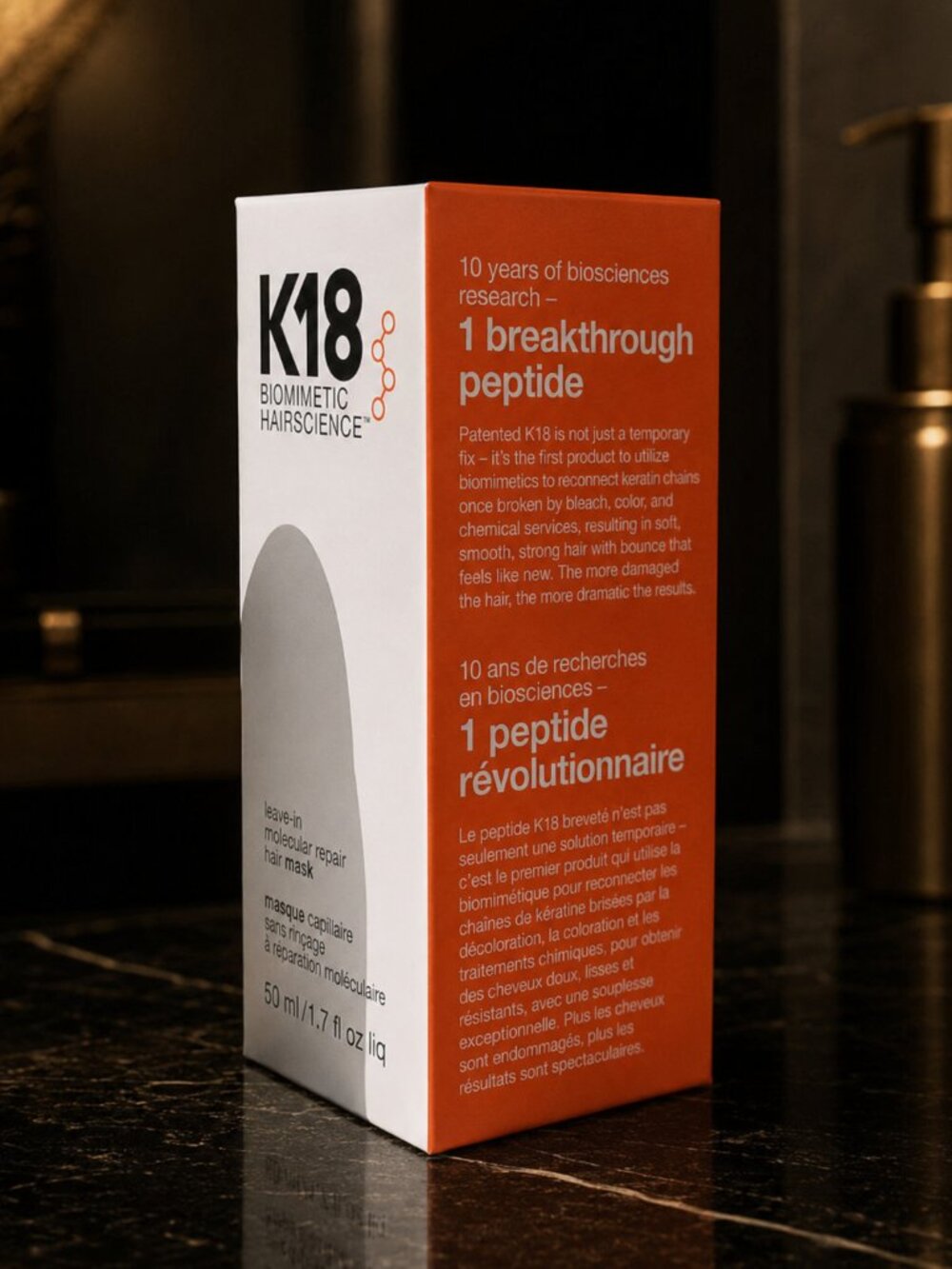 K18 Leave-In Molecular Repair Hair Mask 50ml / 1.7oz New Sealed - Picture 2 of 4